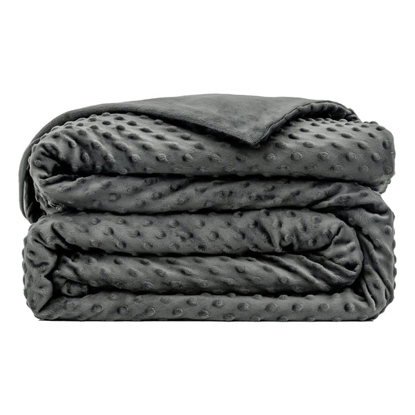 COMFEYA Soft and Comfortable Weighted Blanket Duvet Cover - Gray - NuSea