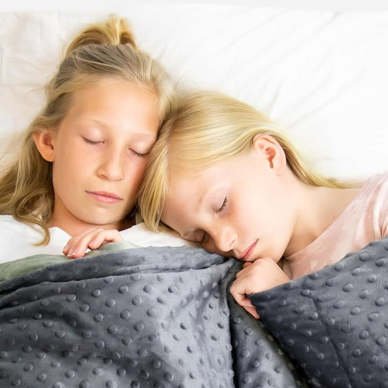 COMFEYA Soft and Comfortable Weighted Blanket Duvet Cover - Gray - NuSea