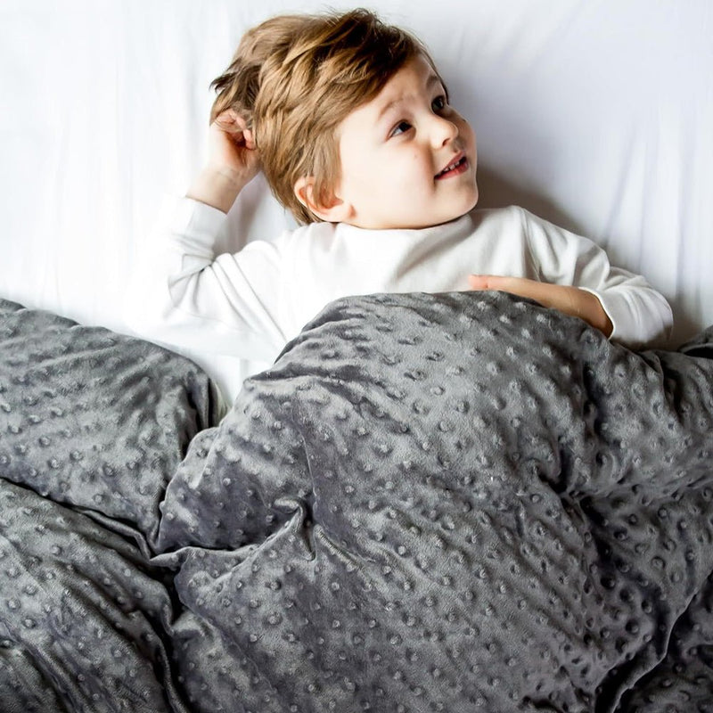 COMFEYA Soft and Comfortable Weighted Blanket Duvet Cover - Gray - NuSea