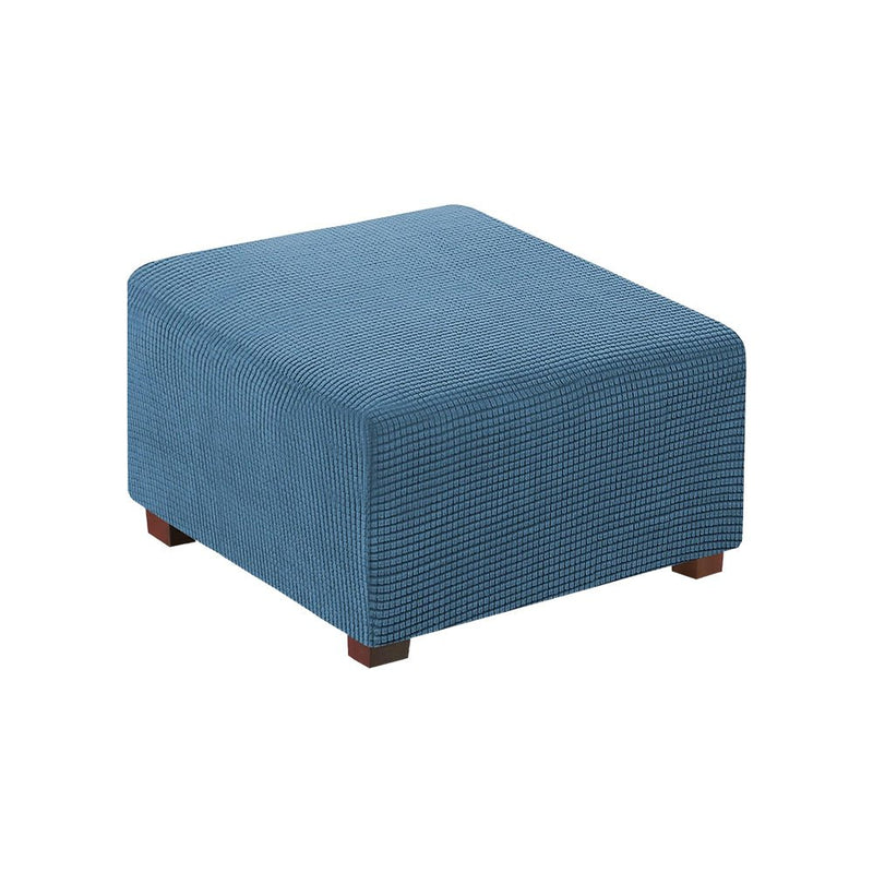 COMFEYA Square Ottoman Cover Premium Furniture Protector with Elastic Bottom - NuSea