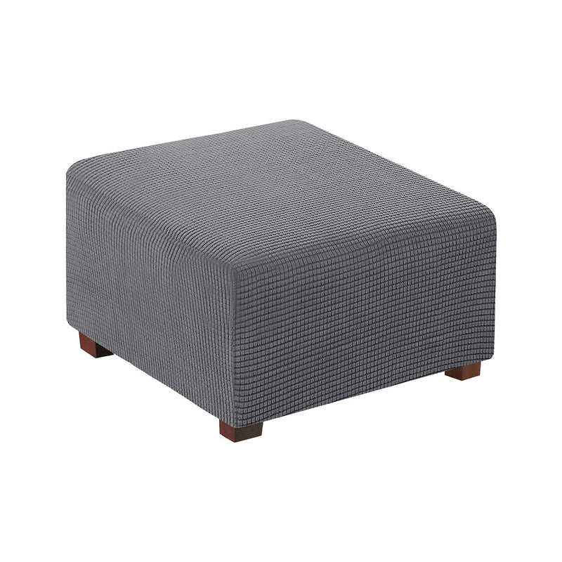 COMFEYA Square Ottoman Cover Premium Furniture Protector with Elastic Bottom - NuSea