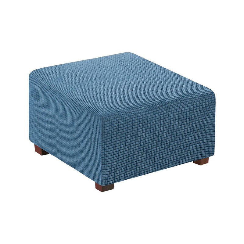 COMFEYA Square Ottoman Cover Premium Furniture Protector with Elastic Bottom - NuSea