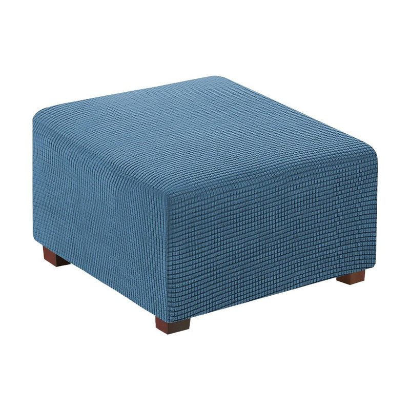 COMFEYA Square Ottoman Cover Premium Furniture Protector with Elastic Bottom - NuSea