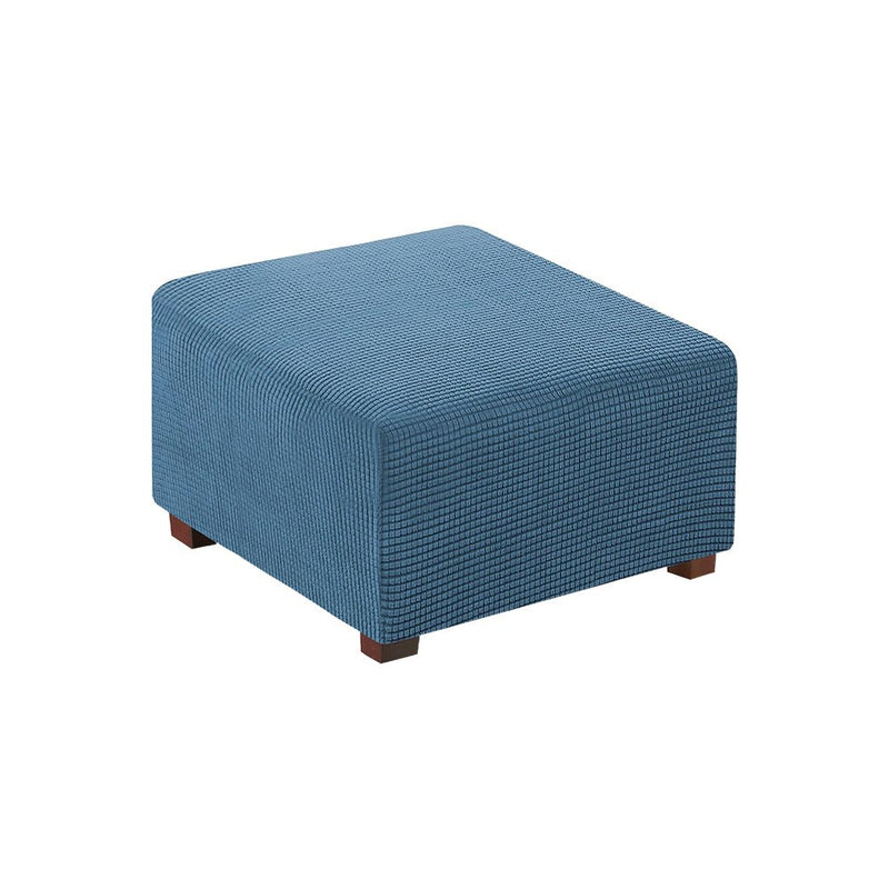 COMFEYA Square Ottoman Cover Premium Furniture Protector with Elastic Bottom - NuSea