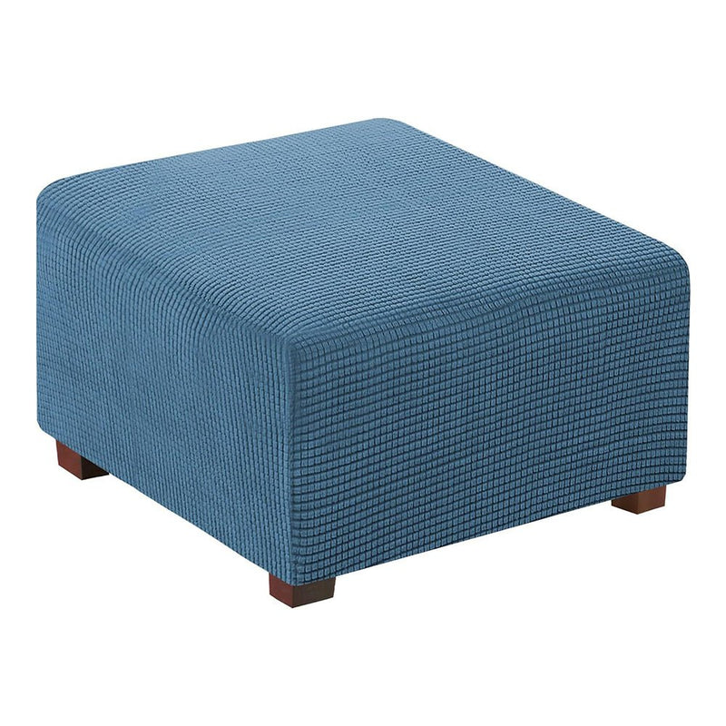 COMFEYA Square Ottoman Cover Premium Furniture Protector with Elastic Bottom - NuSea