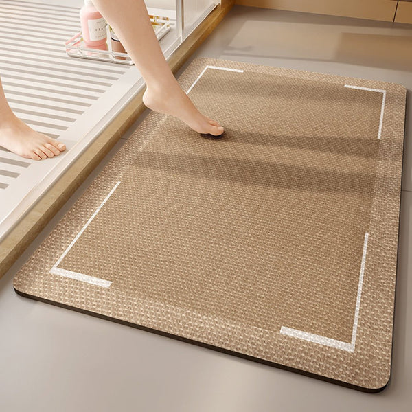 COMFEYA Super Absorbent Diatom Mud Mat Quick - Drying Bathroom and Kitchen Floor Mat - NuSea