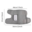 Cordless Heated Air Compression Personal Foot and Calf Massager - USB Rechargeable - NuSea