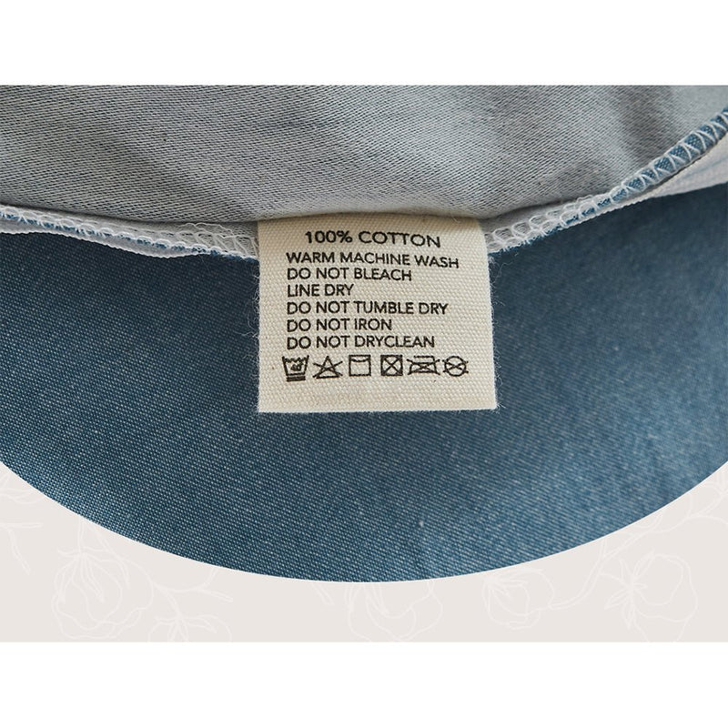 Cosy Club Cotton Bed Sheets Set Blue Grey Cover Single - NuSea