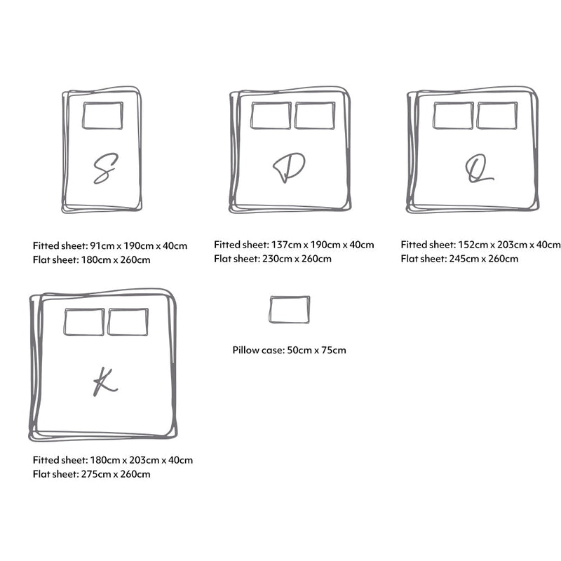 Cosy Club Cotton Bed Sheets Set Orange Brown Cover Single - NuSea