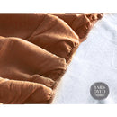 Cosy Club Cotton Bed Sheets Set Orange Brown Cover Single - NuSea