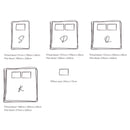 Cosy Club Cotton Bed Sheets Set Pink Brown Cover Single - NuSea