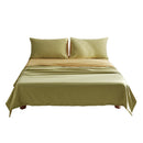Cosy Club Cotton Bed Sheets Set Yellow Cover Single - NuSea
