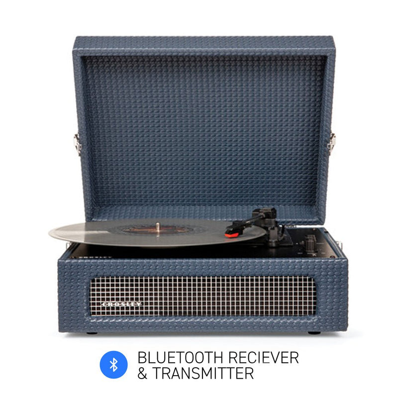 CROSLEY Crosley Voyager Navy - Bluetooth Portable Turntable - NuSea