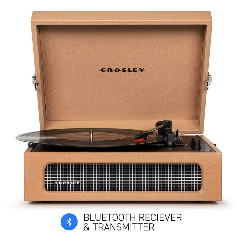 CROSLEY Crosley Voyager Tan - Bluetooth Portable Turntable - NuSea
