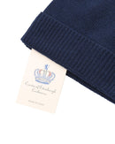 Crown of Edinburgh Cashmere Women's Cashmere Womens Classic Beanie in Blue - One Size - NuSea