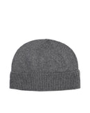Crown of Edinburgh Cashmere Women's Cashmere Womens Classic Beanie in Grey - One Size - NuSea