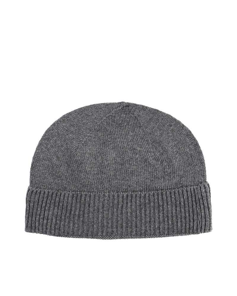 Crown of Edinburgh Cashmere Women's Cashmere Womens Classic Beanie in Grey - One Size - NuSea