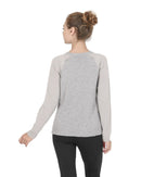 Crown of Edinburgh Cashmere Women's Premium Cashmere Round Neck Sweater in Multicolor - 44 EU - NuSea