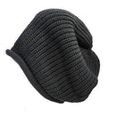 Dents Mens Slouch Knit Beanie Warm Winter Pullover Hat Skull Baggy - Black - NuSea