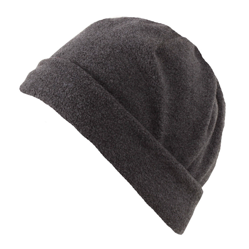 DENTS Plain Winter Beanie Polar Fleece Warm Pull On 1 - 4000 - Charcoal - Medium - NuSea