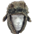 DENTS Russian Ushanka Trapper Hat Ski Army Aviator Trooper - Khaki - 55cm - NuSea