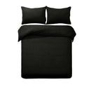 Designer Selection Denver Embossed Quilt Cover Set Black King - NuSea