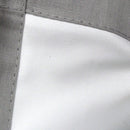 Designers Choice Pair of Linen Cotton Coated Eyelet Curtains Grey 140 x 213cm - NuSea