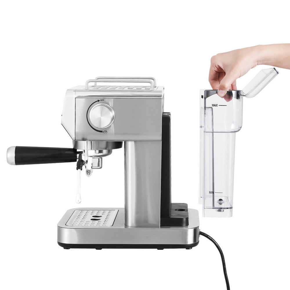 Devanti 20 Bar Coffee Machine Espresso Cafe Maker - NuSea