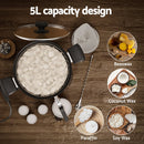 Devanti 5L Wax Melter Candle Making 1200W Melting Pot Furnace Quick Pour Spout Soy Soap - NuSea