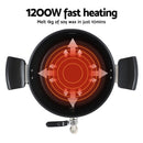 Devanti 5L Wax Melter Candle Making 1200W Melting Pot Furnace Quick Pour Spout Soy Soap - NuSea