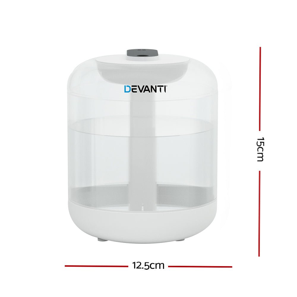 Devanti Aroma Diffuser Aromatherapy Humidifier 1L - NuSea