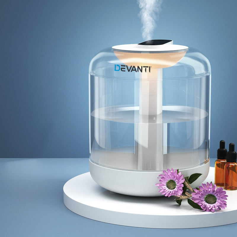 Devanti Aroma Diffuser Aromatherapy Humidifier 1L - NuSea