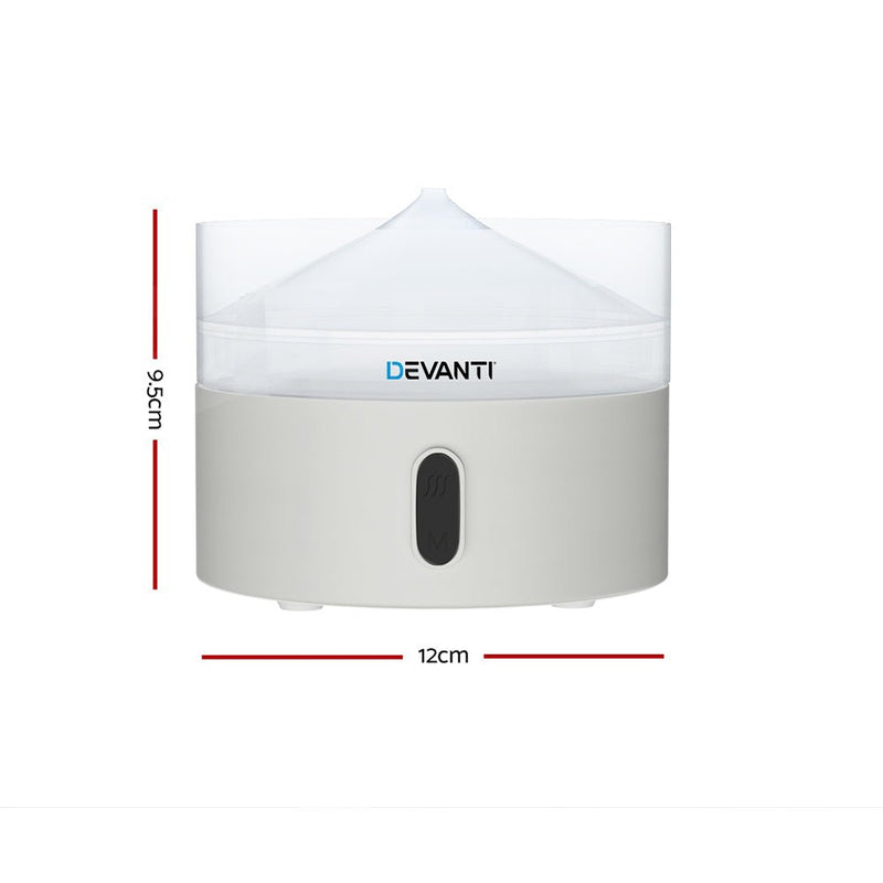 Devanti Aroma Diffuser Aromatherapy Humidifier 220ml - NuSea