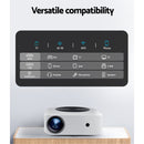 Devanti Bluetooth Video Projector WIFI 1080P Home Theater HDMI Touch Screen - NuSea