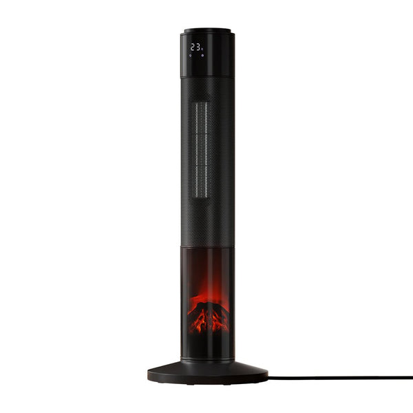Devanti Ceramic Tower Heater 3D Flame 2000W - NuSea