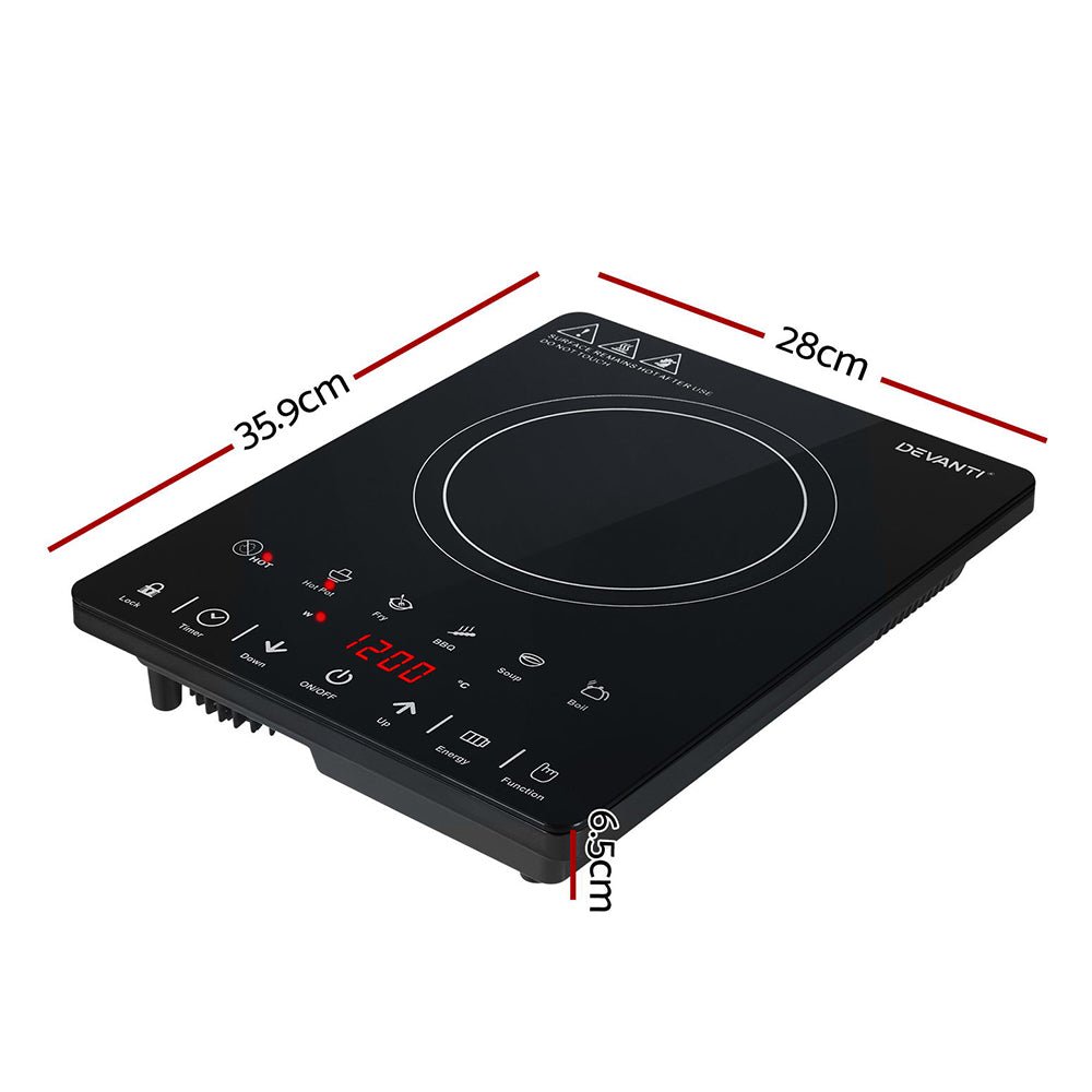 Devanti Electric Ceramic Cooktop 30cm - NuSea