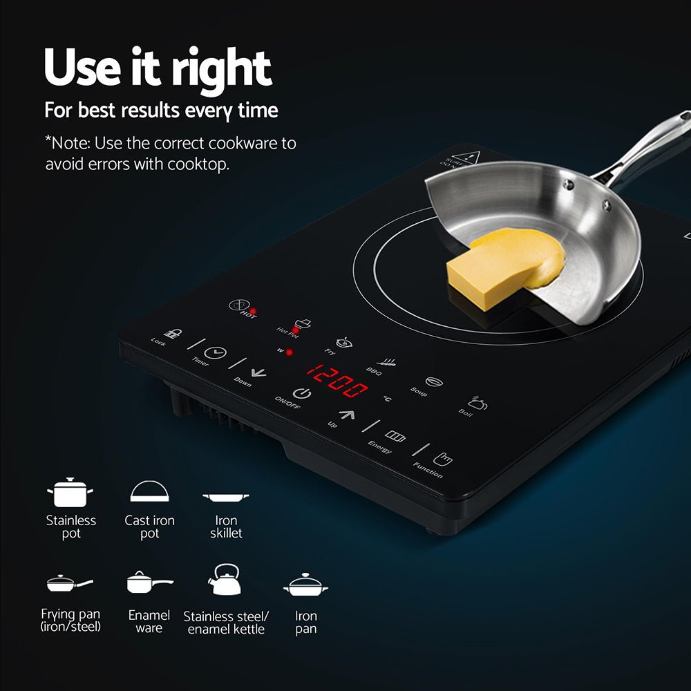 Devanti Electric Ceramic Cooktop 30cm - NuSea