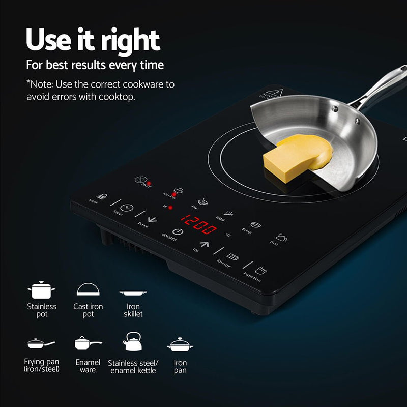 Devanti Electric Ceramic Cooktop 30cm - NuSea