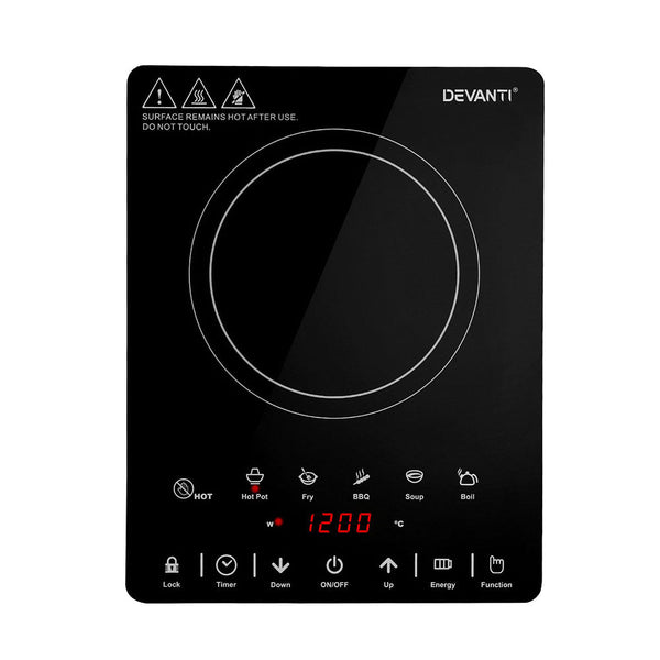Devanti Electric Ceramic Cooktop 30cm - NuSea