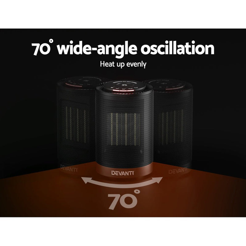 Devanti Electric Fan Heater 1200W - NuSea