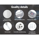 Devanti Electric Heated Towel Rail Rack 10 Bars Freestanding Clothes Dry Warmer - NuSea