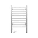 Devanti Electric Heated Towel Rail Rack 10 Bars Freestanding Clothes Dry Warmer - NuSea