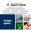 Devanti Electric Heated Towel Rail Rack 10 Bars Freestanding Clothes Dry Warmer - NuSea