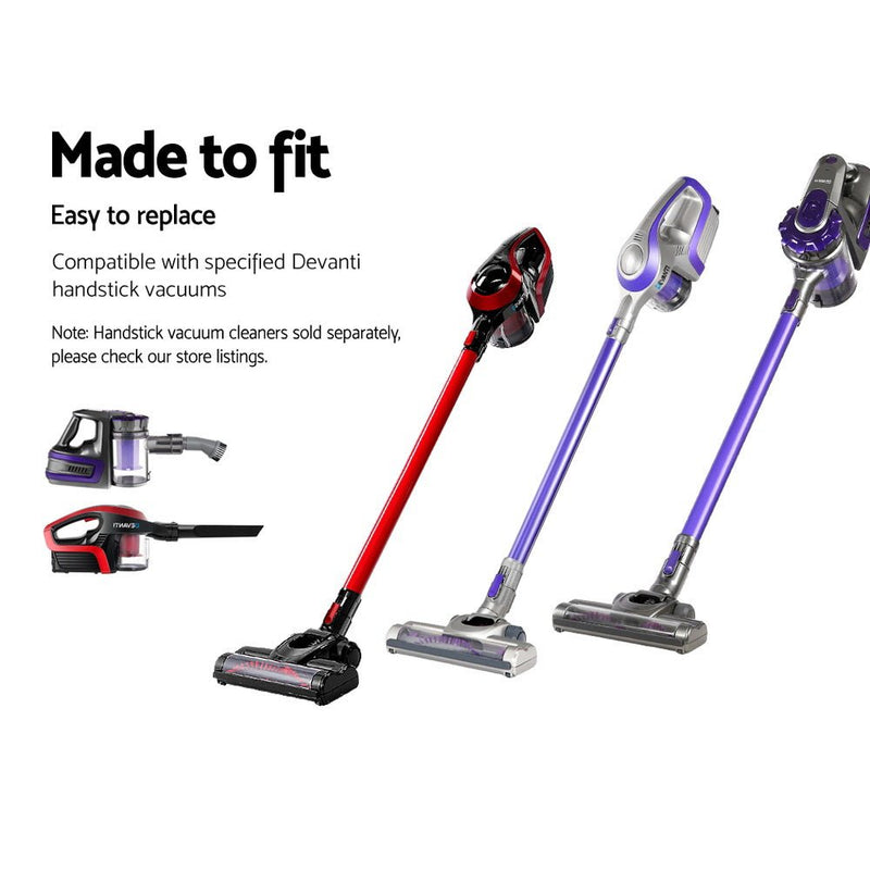 Devanti Handheld Vacuum Cleaner Replacement Filter - 3 Pack - NuSea