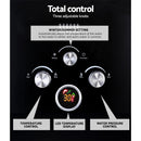 Devanti Portable Gas Water Heater 8L/Min LPG System Black - NuSea