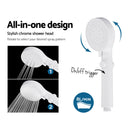 Devanti Portable Gas Water Heater 8L/Min LPG System Black - NuSea