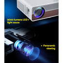 Devanti Portable Wifi Video Projector 4K Home Theater HDMI 1080P Native - NuSea