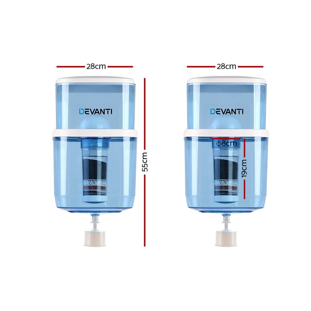 Devanti Water Cooler Dispenser 22L Filter Bottle - NuSea