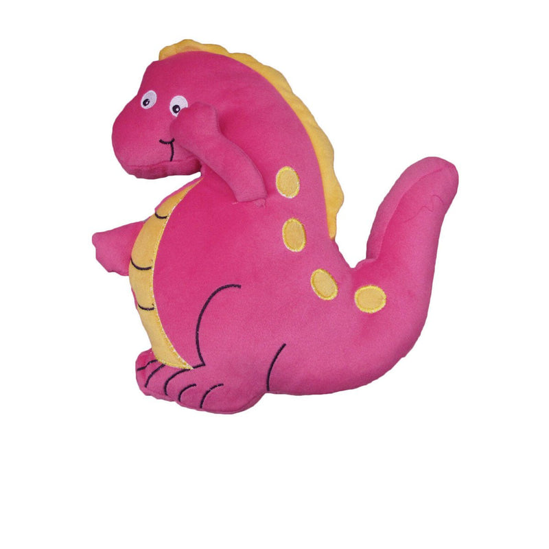 Dinosaur Pink Shaped Kids Filled Cushion - NuSea