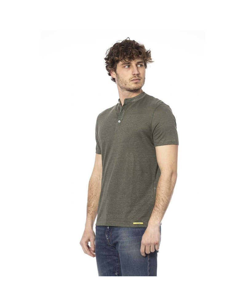 Distretto12 Men's Army Linen T - Shirt - XL - NuSea